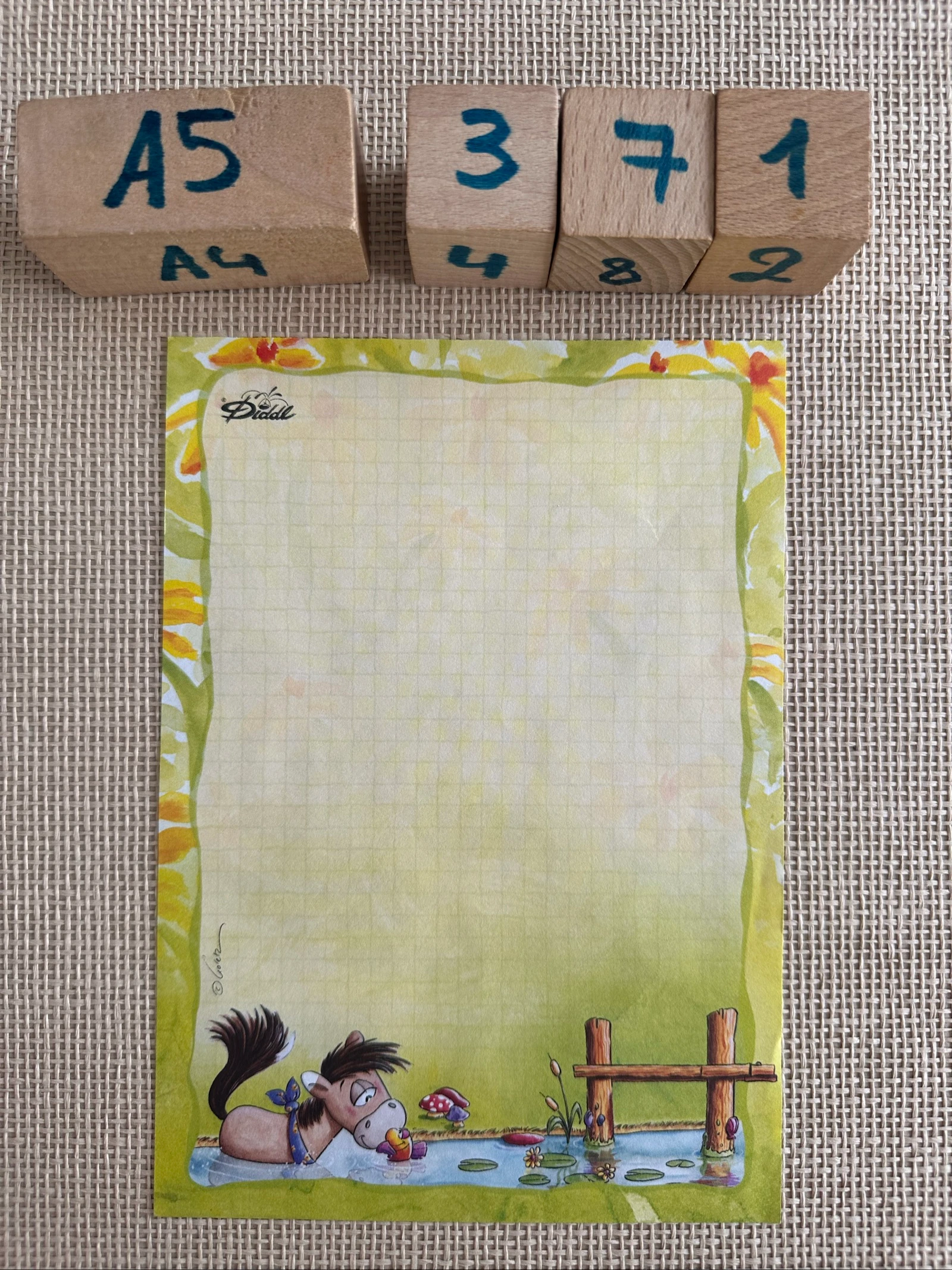Diddl gekleurd briefpapier A5 nr. 